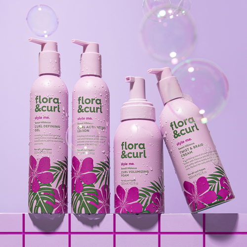 Complete styling routine for all curl types from Flora & Curl.